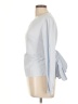Seen Worn Kept Gray Long Sleeve Blouse Size 10 - photo 5