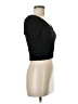 Papaya Black Short Sleeve Top Size M - photo 4