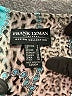 Frank Lyman Design 100% Polyester Animal Print Teal Sleeveless Blouse Size 4 - photo 7