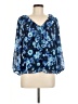 J.Crew 100% Polyester Blue 3/4 Sleeve T-Shirt Size M - photo 1