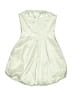 Lulus 100% Polyester Metallic Green White Cocktail Dress Size L - photo 2
