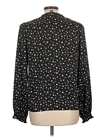 Aqua Long Sleeve Blouse (view 2)