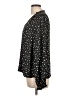 Aqua 100% Polyester Stars Black Long Sleeve Blouse Size L - photo 5