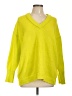 Wild Fable 100% Recycled Polyester Yellow Pullover Sweater Size L - photo 1