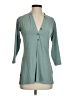 Free Fly Teal Long Sleeve Henley Size XS - photo 1