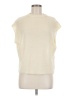 Shein Ivory Short Sleeve Top Size 6 - photo 1