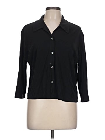 Valerie Stevens 3/4 Sleeve Button-Down Shirt (view 1)
