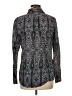 Joe Fresh Paisley Blue Long Sleeve Button-Down Shirt Size M - photo 2