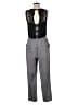 Elevenses Houndstooth Gray Jumpsuit Size 6 - photo 2