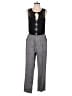 Elevenses Houndstooth Gray Jumpsuit Size 6 - photo 1