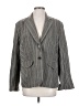 AK Anne Klein Stripes Gray Blazer Size S (estimated) - photo 1