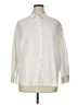 Zara Houndstooth Ivory Long Sleeve Button-Down Shirt Size XL - photo 1