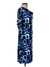 Worthington Graphic Blue Casual Dress Size L - photo 4