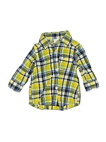 Carter's Long Sleeve Button-Down Shirt (view 1)