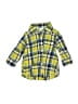 Carter's 100% Cotton Plaid Yellow Long Sleeve Button-Down Shirt 0-3 MO / 3 MO - photo 1
