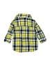 Carter's 100% Cotton Plaid Yellow Long Sleeve Button-Down Shirt 0-3 MO / 3 MO - photo 2