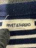 Rivet & Thread Stripes Blue 3/4 Sleeve T-Shirt Size XL - photo 7