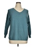 Ella Moss Teal Pullover Sweater Size XL - photo 1