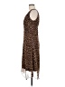 Xtraordinary 100% Polyester Animal Print Brown Cocktail Dress Size 7 - photo 5