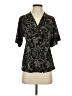 Kate Hill 100% Polyester Black Short Sleeve Top Size S - photo 1