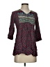 Unbranded Blue 3/4 Sleeve Blouse Size S - photo 1