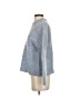 Theory Tweed Blue Pullover Sweater Size S - photo 5