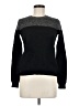 Theory 100% Cashmere Color Block Black Cashmere Pullover Sweater Size M - photo 1