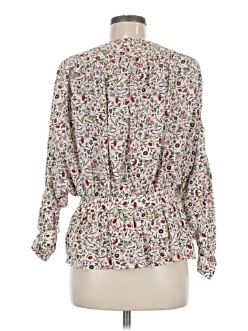 FRAME Long Sleeve Silk Top (view 2)