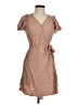Universal Thread 100% Rayon Polka Dots Tan Casual Dress Size XS - photo 1