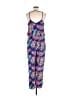 Xhilaration 100% Polyester Print Blue Jumpsuit Size M - photo 2