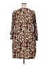 Tacera Animal Print Brown Casual Dress Size 2X - photo 2