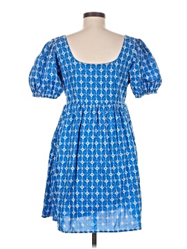 short light blue dress Light Blue Short Dress with Ruched Side