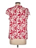 1.State 100% Polyester Red Short Sleeve Blouse Size M - photo 2