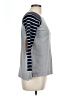 Pink Clover Stripes Gray Pullover Sweater Size L - photo 4