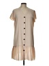 Unbranded 100% Polyester Tan Casual Dress Size L - photo 1