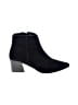Kensie 100% Leather Black Ankle Boots Size 8 1/2 - photo 1