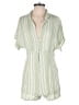 Minkpink Stripes Green Romper Size M - photo 1