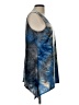 AB Studio Blue Sleeveless Blouse Size L - photo 4