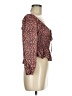 Zara Brown Long Sleeve Blouse Size M - photo 4