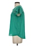 Meraki 100% Polyester Teal Short Sleeve Top Size S - photo 5