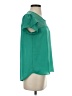 Meraki 100% Polyester Teal Short Sleeve Top Size S - photo 4