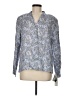 Pendleton 100% Rayon Paisley Blue Long Sleeve Blouse Size 8 - photo 1