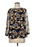 CAbi 100% Polyester Blue 3/4 Sleeve Blouse Size M - photo 1