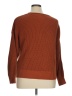 Gap 100% Cotton Solid Brown Pullover Sweater Size XL - photo 2