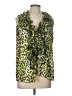 Serenade 100% Polyester Animal Print Green Sleeveless Blouse Size L - photo 1
