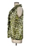 Serenade 100% Polyester Animal Print Green Sleeveless Blouse Size L - photo 5