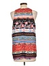 Emma & Olivia 100% Polyester Red Sleeveless Blouse Size L - photo 2