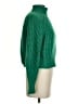 H&M Solid Green Turtleneck Sweater Size S - photo 4