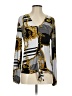 Frank Lyman Design Multi Color Gray Long Sleeve Blouse Size 2 - photo 1