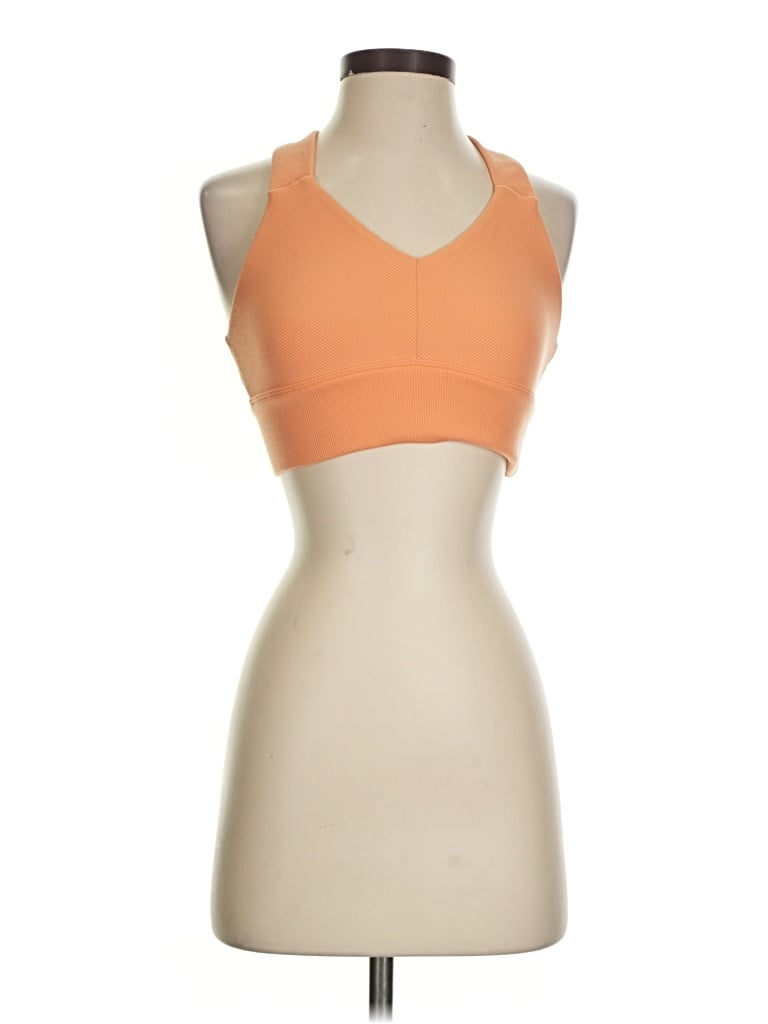 Pre-owned Alo Yoga Sports Bra In Orange
